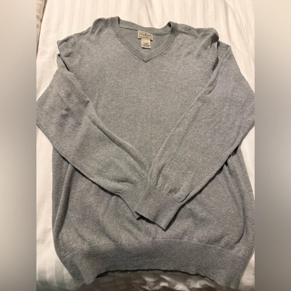 L.L. Bean Gray Men's Sweater